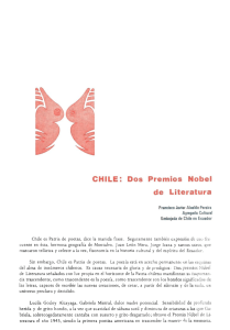 08. Chile. Dos premios nobel de literatura. Francisco J. Alcalde P