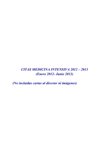 citas medicina intensiva 2012 – 2013