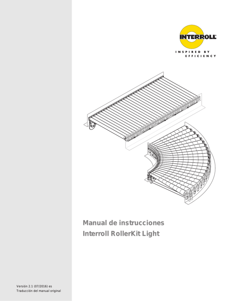 Manual de instrucciones Interroll RollerKit Light