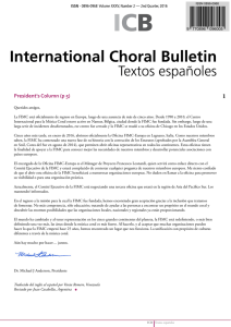 International Choral Bulletin