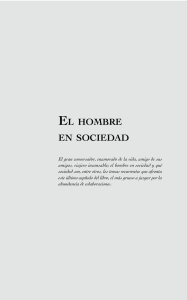 El hombrE En sociEdad - Diputación Provincial de Almería