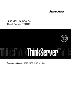 Guía del usuario de ThinkServer TS130