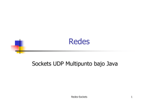 Sockets UDP Multipunto bajo Java