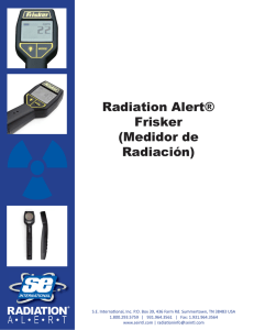 Radiation AlertŠ Frisker (Medidor de Radiación)