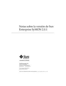 Sun Enterprise SyMON 2.0.1 Software Release Notes