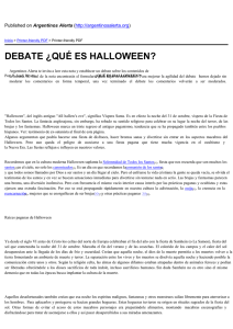 debate ¿qué es halloween?