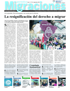 periódico Nº 50 en PDF - Dirección Nacional de Migraciones
