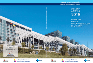 2012 - Fundación Burgos por la Investigación de la Salud
