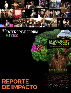 MITEF Oaxaca Reporte - MIT Enterprise Forum Mexico