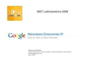 Naturaleza Direcciones IP