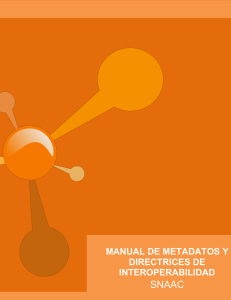manual de metadatos y directrices de interoperabilidad