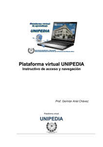 Plataforma virtual UNIPEDIA UNIPEDIA
