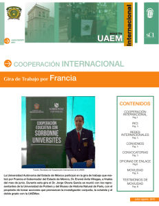 COOPERACIÓN INTERNACIONAL - Universidad Autónoma del
