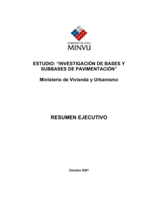 resumen ejecutivo - Ministerio de Vivienda y Urbanismo