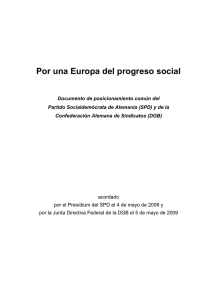 Por una Europa del progreso social