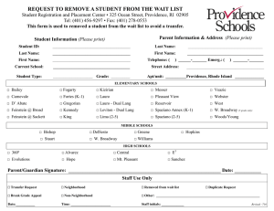 request to remove a student from the wait list