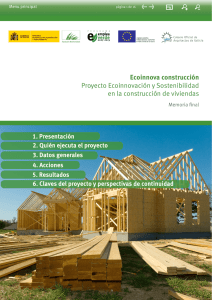Ecoinnova construcción Proyecto Ecoinnovación y Sostenibilidad