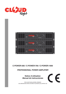 C-POWER-500 / C-POWER-700 / C-POWER-1000