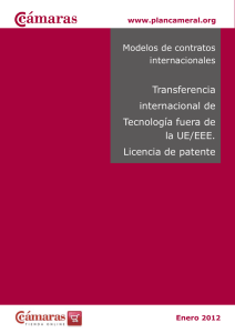 Transferencia internacional de Tecnología fuera de la UE/EEE