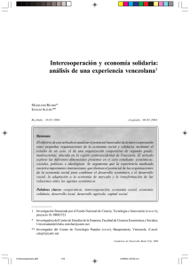 5 intercooperacion.p65 - Revistas científicas Pontifica Universidad