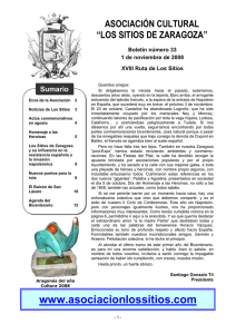 Noviembre 2008 - asociación cultural "los sitios de zaragoza"