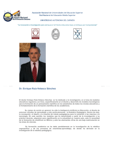 Dr. Enrique Ruiz-Velasco Sánchez -Velasco Sánchez