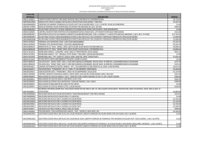 CLAVE DEL ARTICULO DESCRIPCION MONTO 24001V1440057