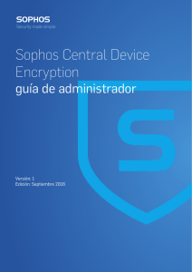 Sophos Central Device Encryption guía de administrador