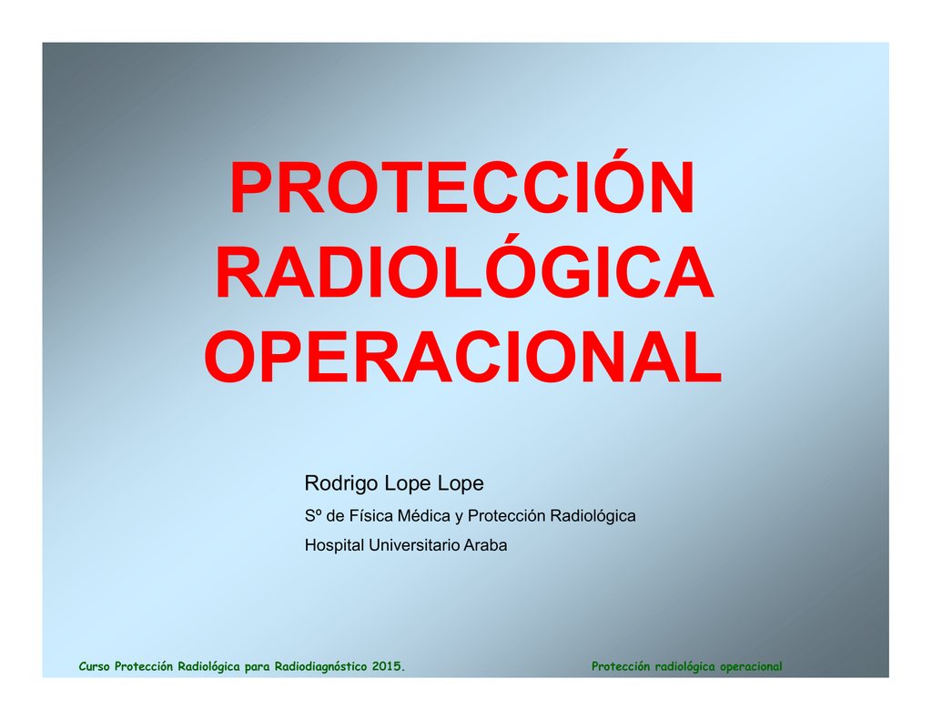 PR Operacional 2015 - Hospital De Cruces