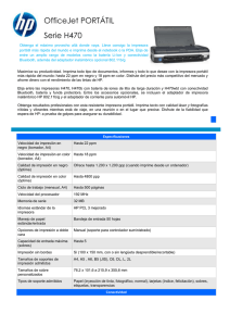 OfficeJet PORTÁTIL Serie H470