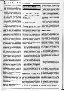 el territorio libre de ludwig zeller - Revista de la Universidad de México