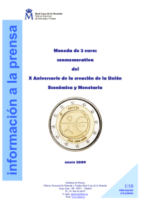 DOSSIER DE PRENSA | FNMT-RCM | Moneda de 2 euros