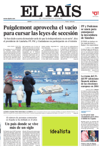 Puigdemont aprovecha el vacío para cursar las leyes de secesión