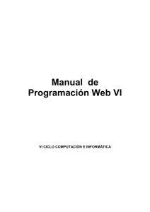 programación web iv - Instituto Superior Tecnológico San Ignacio de