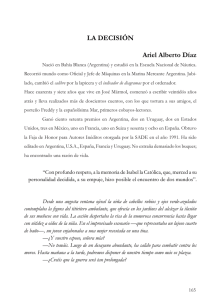 LA DECISIÓN Ariel Alberto Díaz