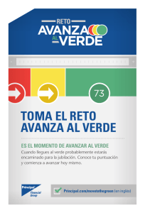 toma el reto avanza al verde