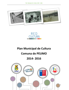 Plan Municipal de Cultura Comuna de PEUMO 2014