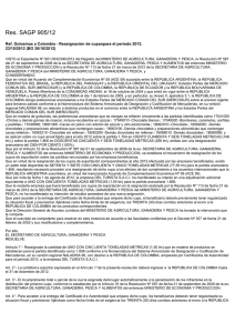 Res. SAGP 905/12 - Cámara Argentina de Comercio