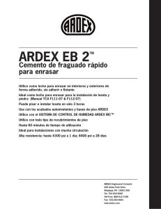 EB 2 Tech Data - ARDEX Americas