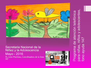 Presentación 147 - Secretaria Nacional de la Niñez y la Adolescencia