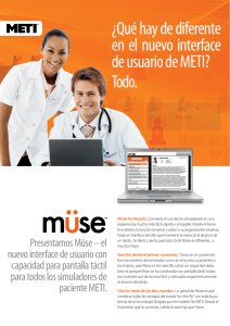 Folleto MÜSE - Medical Simulator