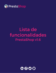 Descargar la lista completa de funciones de PrestaShop