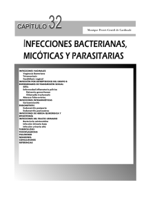 Capítulo 32: Infecciones bacterianas, micóticas y parasitarias