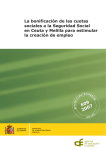 La bonificación de las cuotas sociales a la Seguridad Social en