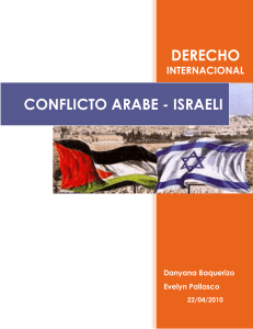 conflicto arabe - israeli
