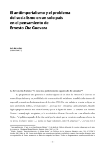 Ernesto Che Guevara: el antiimperialismo y la construcción