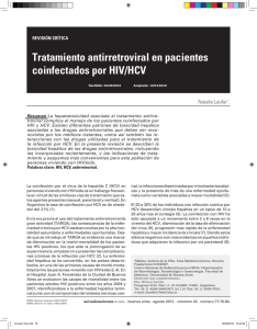 tratamiento antirretroviral en pacientes coinfectados por HIV/HCV
