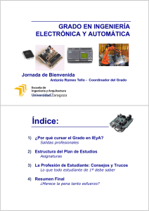 Grado en Ingeniería Electrónica y Automática