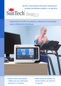 Monitor automatizado de presión arterial para