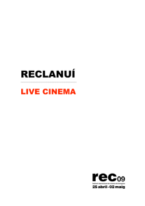 reclanuí - REC | Festival Internacional de Cinema de Tarragona